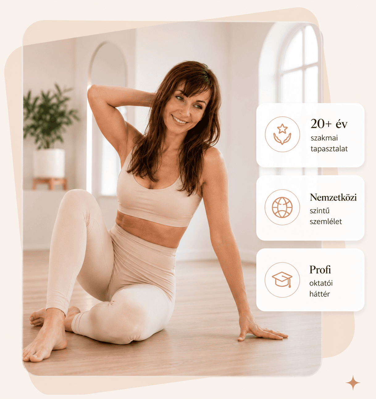 Pilates oktatói képzés gyakorlat bemutatása